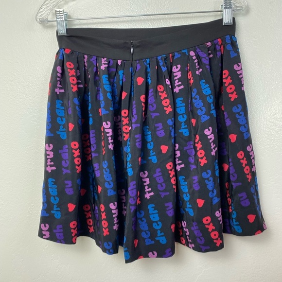 Amanda Uprichard Silk Graphic Mini Multicolor Summer Women’s Small - Picture 2 of 11